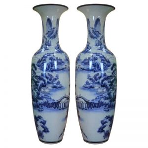 Lục bình sơn thủy vẽ kỹ 1M7